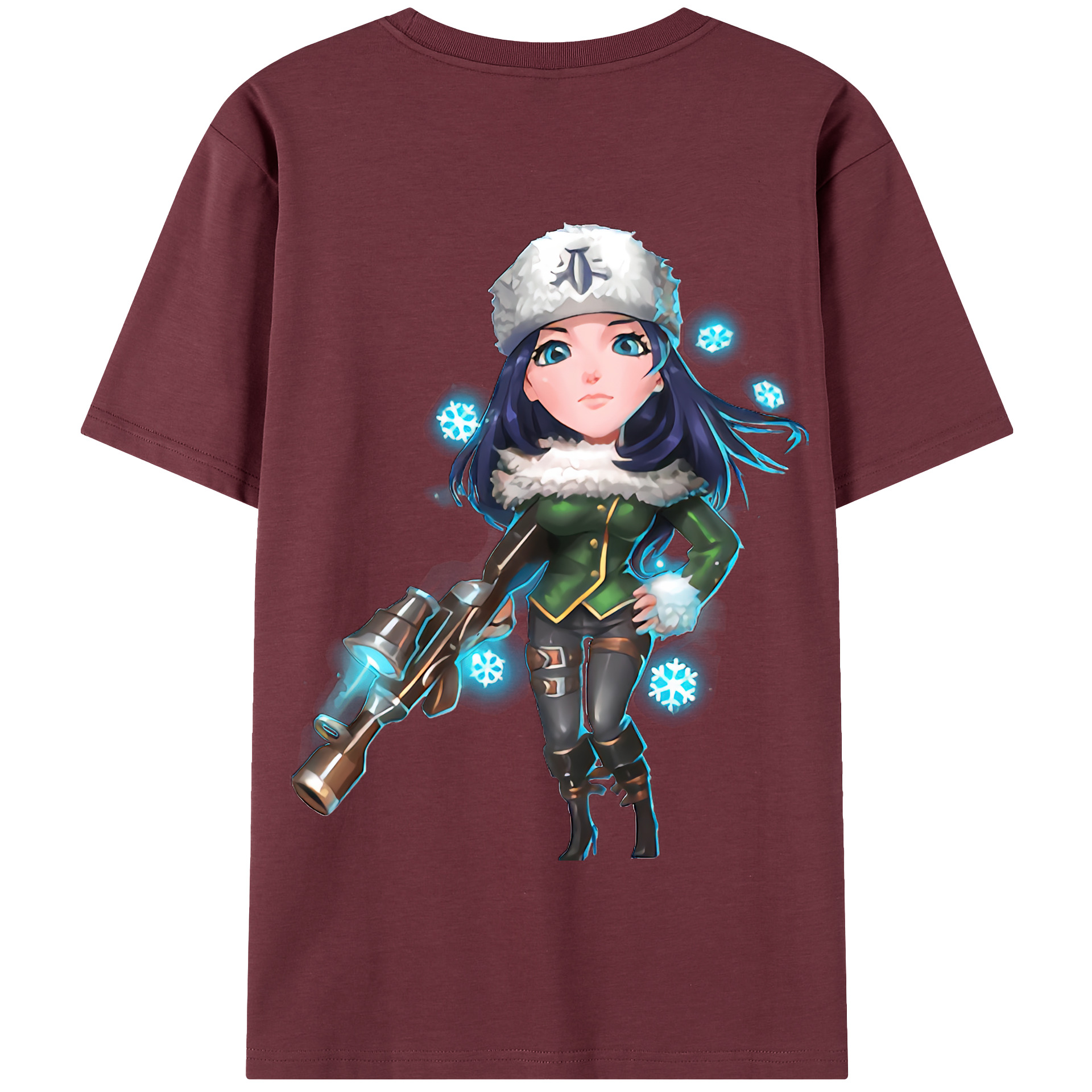 リーグ・オブ・レジェンド League of Legends LOL 綿100％半袖Tシャツ（背面プリント）
